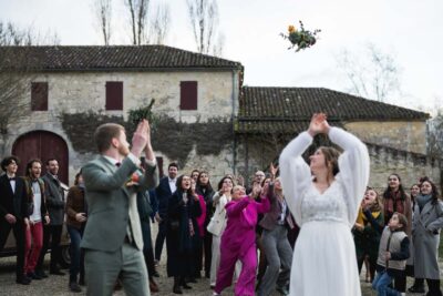 Franck Petit Photographe de mariage à Agen Lot et Garonne - Mariage de Louise et Clément au chateau d'Aubiac